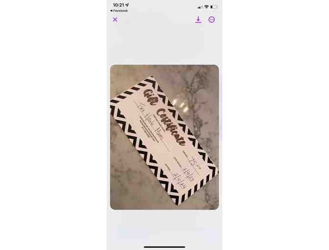 Two Haute Mums Tee and Gift Certficate