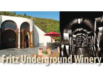 Pinot Noir Blending Seminar for four guests at Fritz Underground Winery