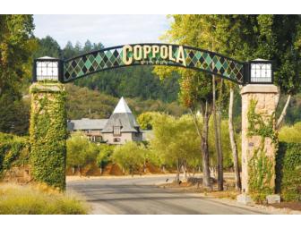 Francis Ford Coppola Winery VIP Tour, Tasting, Lunch and Pool Time for Four Guests