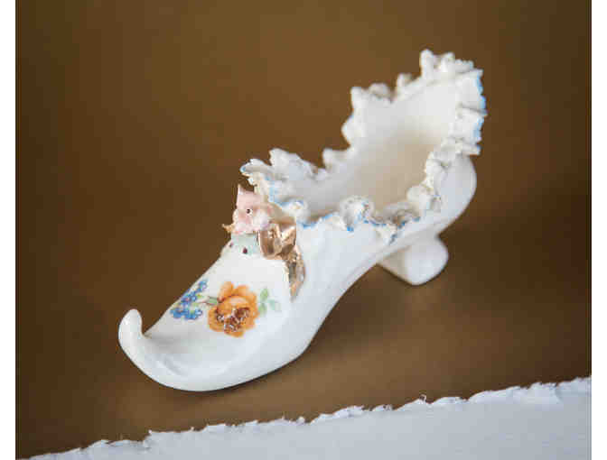 Vintage Porcelain Shoe
