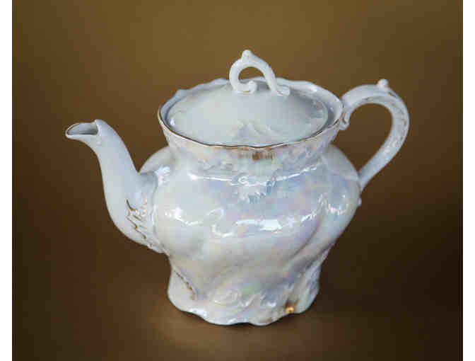 Vintage Germany Weimar Porcelain Tea Pot - Photo 1