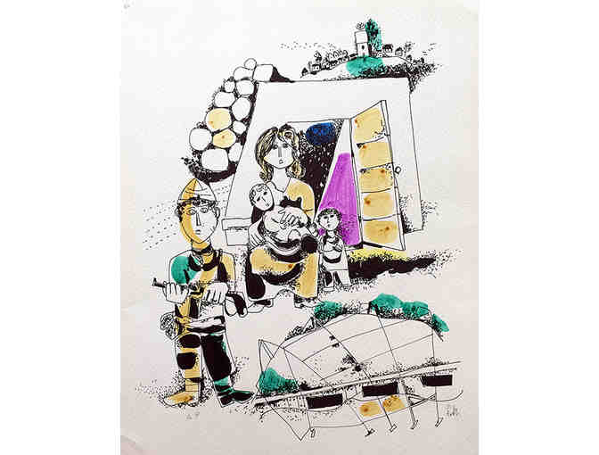 A Portfolio with three Prints by Lior Roth