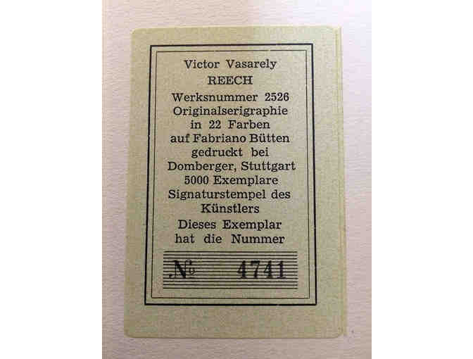 'Reech' Silk Screen Print by Victor Vasarely