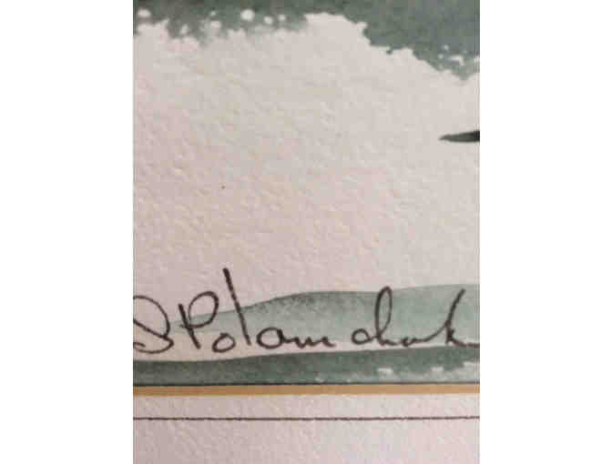 Original signed watercolor by Steve Polomchak