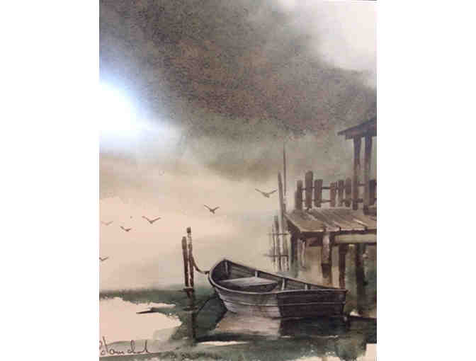 Original signed watercolor by Steve Polomchak