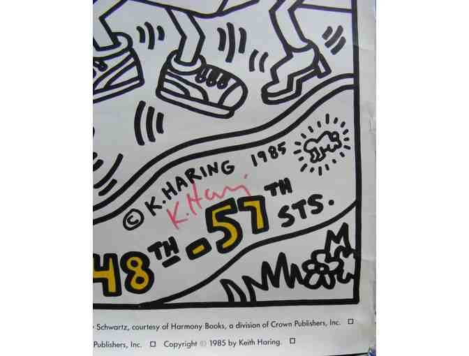 Signed Keith Haring Poster