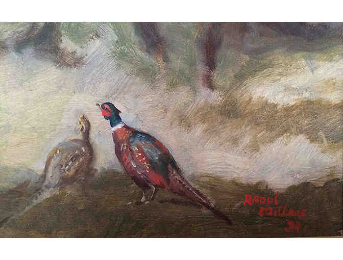 Framed Equestrian Painting