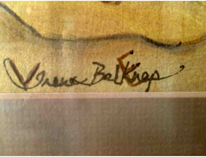 'Letters' an Original Print by Irene Belknap