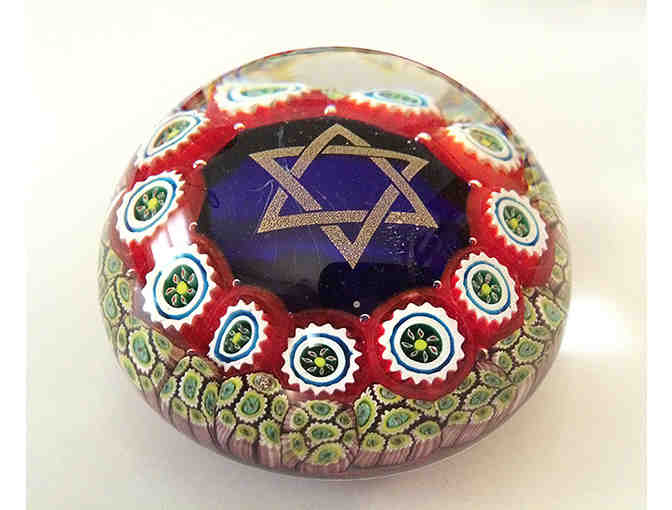 Star of David Murano Paperweight