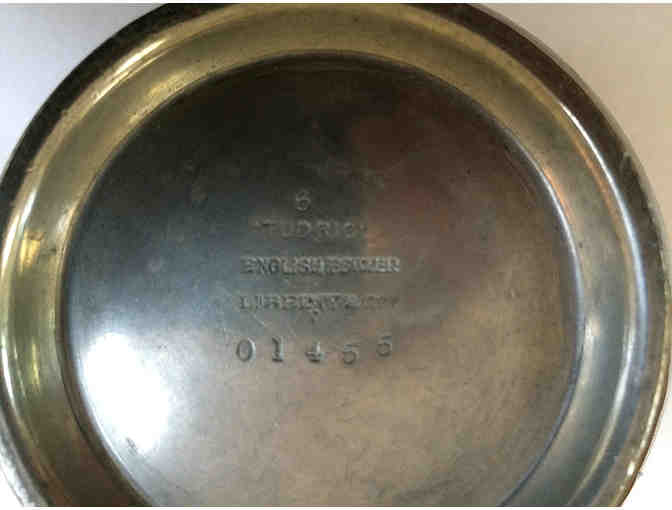 3 Piece Antique Pewter Tea Set