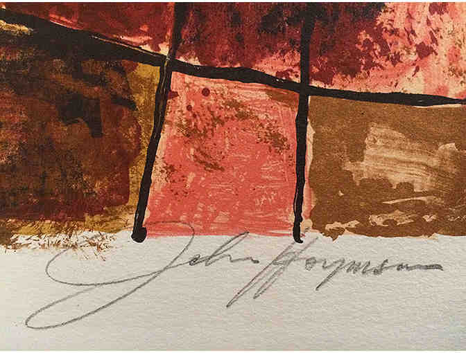 Lithograph of Mother & Child