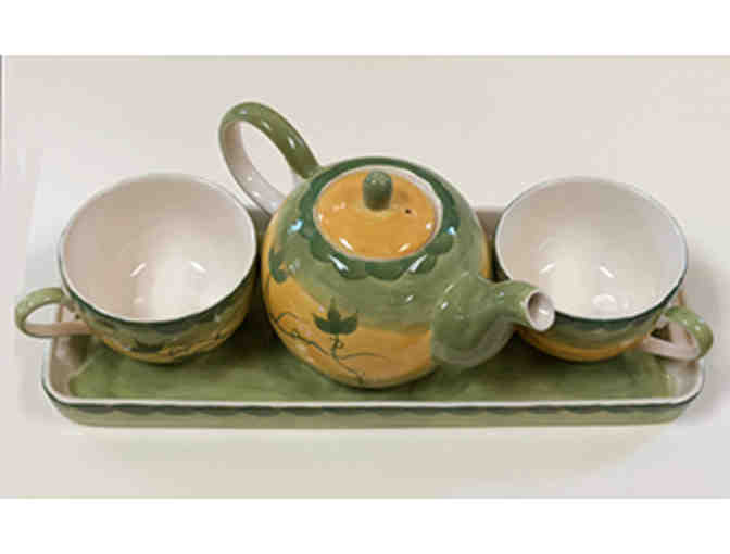 Hand painted tea set