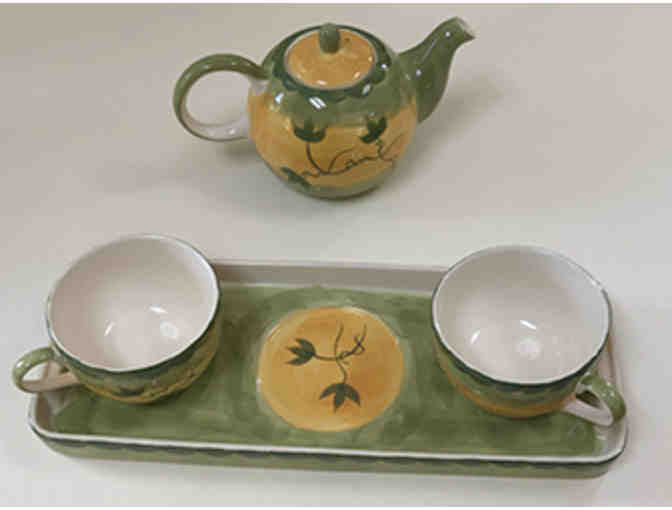 Hand painted tea set