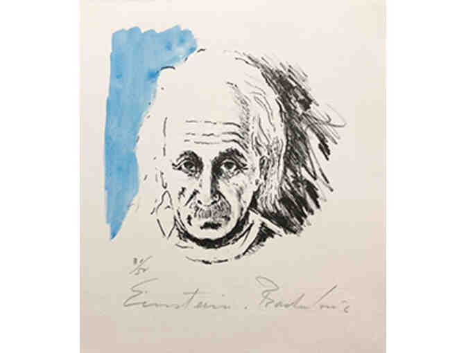 "Einstein" original signed print - Photo 1
