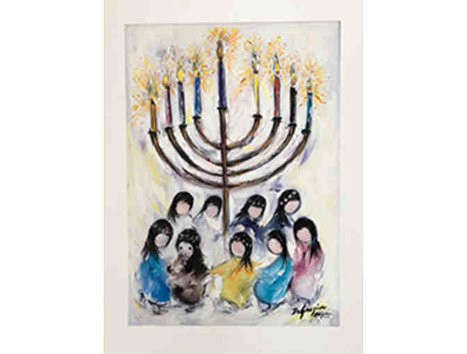 'Hanukah, Festival of Lights,' a limited edition reproduction