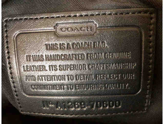 Large Coach leather bag