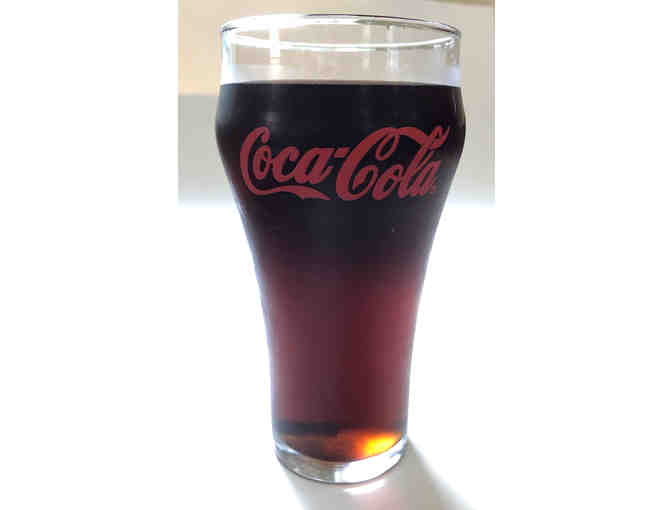 18 classic Coca-Cola glasses with red imprint - Photo 1
