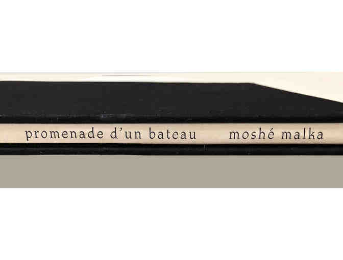 Artist's book/portfolio "promenade d'un batteau" by Moshe Malka - Photo 2