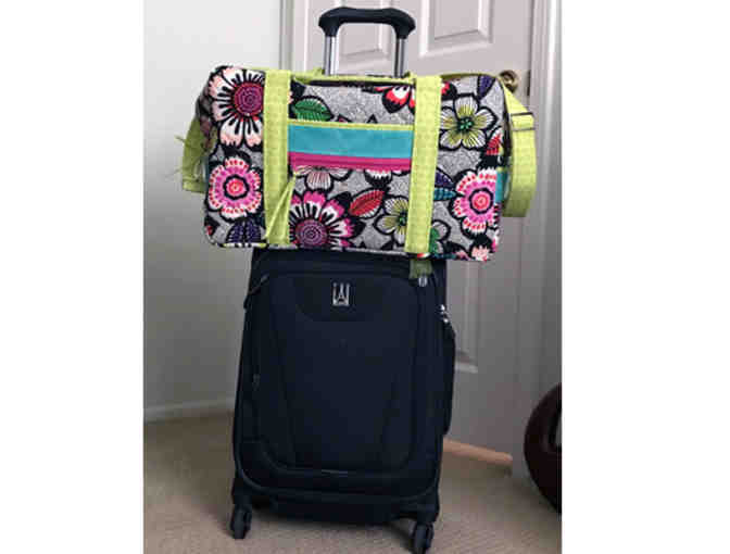 Kathy Blum Cross Hatch Quilted Duffel Bag