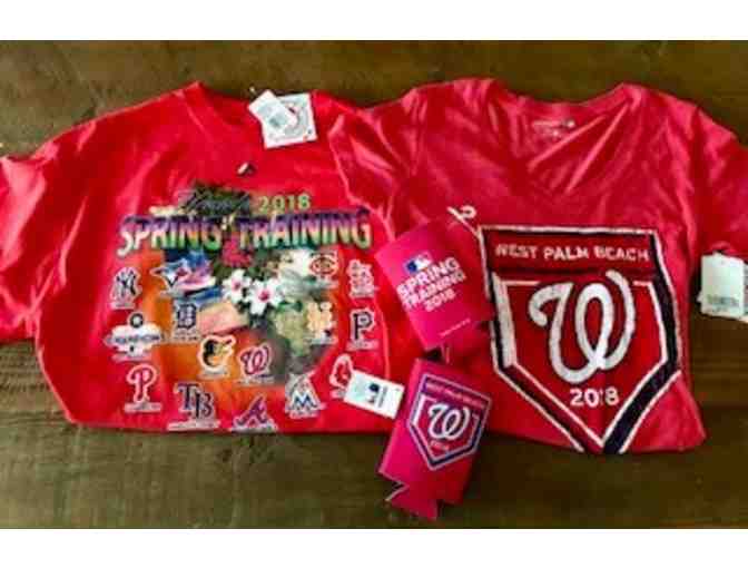 4 Tickets Nationals vs. Miami Marlins + Spring Training T-Shirts - Saturday, August 18