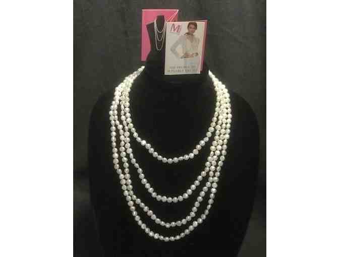 Stunning 100' Strand of 8-8.5 mm Freshwater Pearls