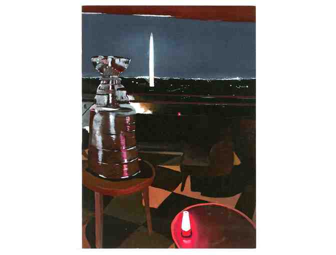 20" x 24" Framed, Double-Matted "Lord Stanley in DC" Print by Artist Richard Svec - Photo 2