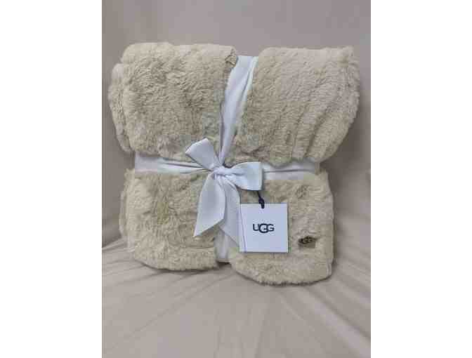 Relax! UGG Plush, Reversible Blanket, Cabernet, 2 Stemless Glasses, Maya Angelou Poetry