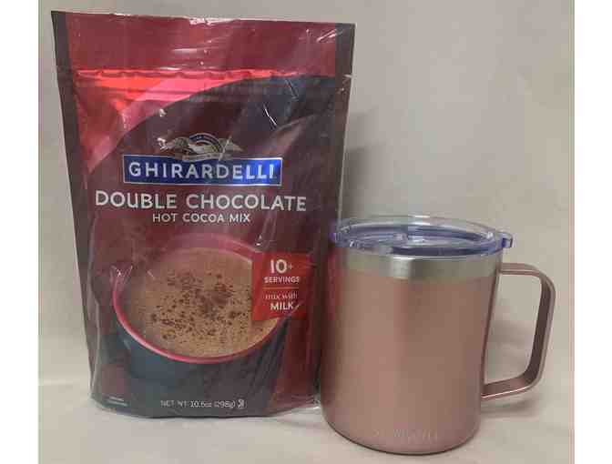 UGG Plush Blanket, Cozy Socks, Insulated Mug, Candle + Ghirardelli Hot Cocoa Mix