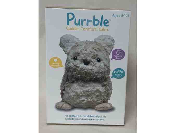 Purrble - Calming Toy Companion with Dynamic Heartbeat & Soothing Purr