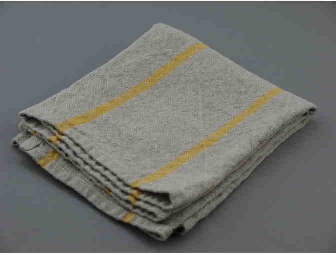 Four 100% Linen Hand or Dish Towels by GoodLinens