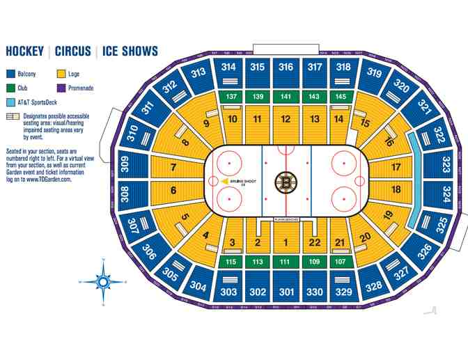 2 Bruins Tickets, Dec. 31 - Amazing seats, Center Ice!