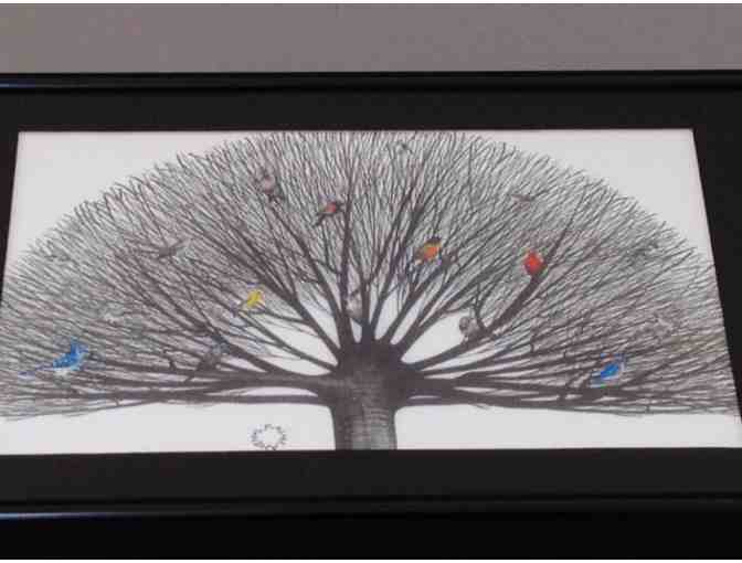 Gorgeous 'Gathering Tree' print by Lauri Kaihlanen