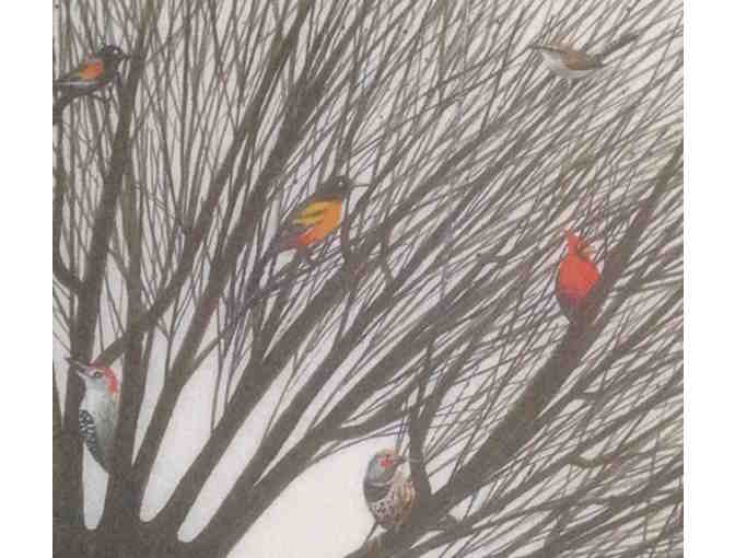 Gorgeous 'Gathering Tree' print by Lauri Kaihlanen