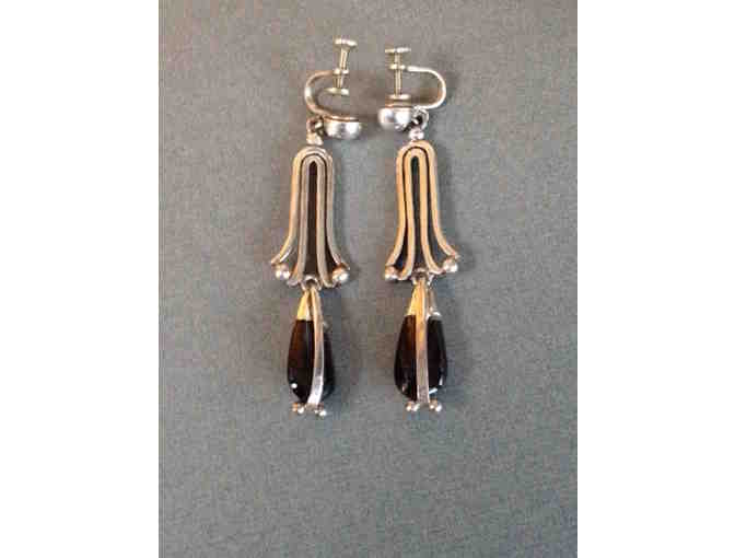 Vintage Sterling Silver Bracelet and Earrings