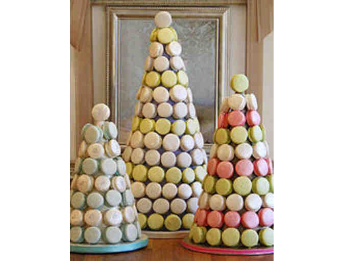 Tower of 50 French Macaron Cookies