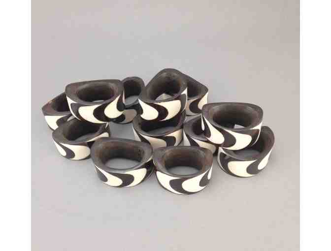 12 African Napkin Rings