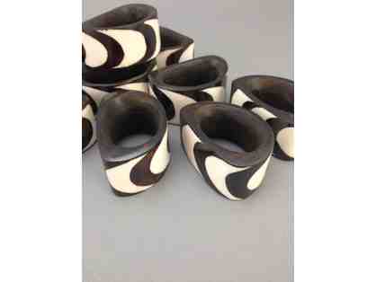 12 African Napkin Rings