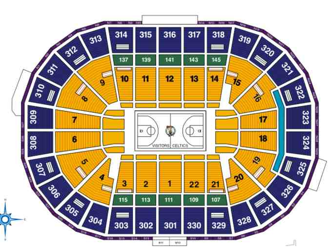 Incredible Pair of Celtics Tickets - Row 5!