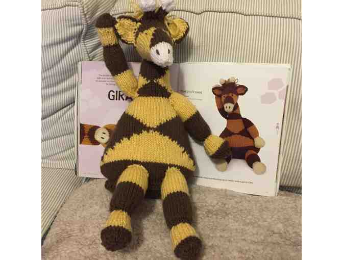 Hand Knit Stuffed Animal