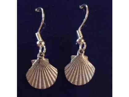 Scallop Shell earrings and bangle