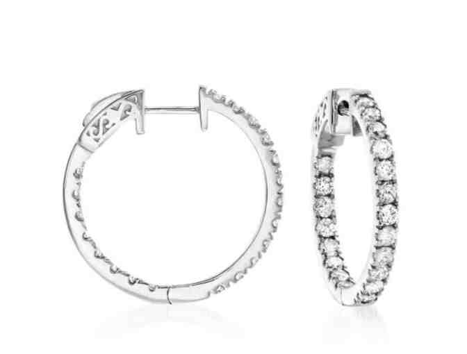 Simply Stylish Set including Necklace and Hoop Earrings