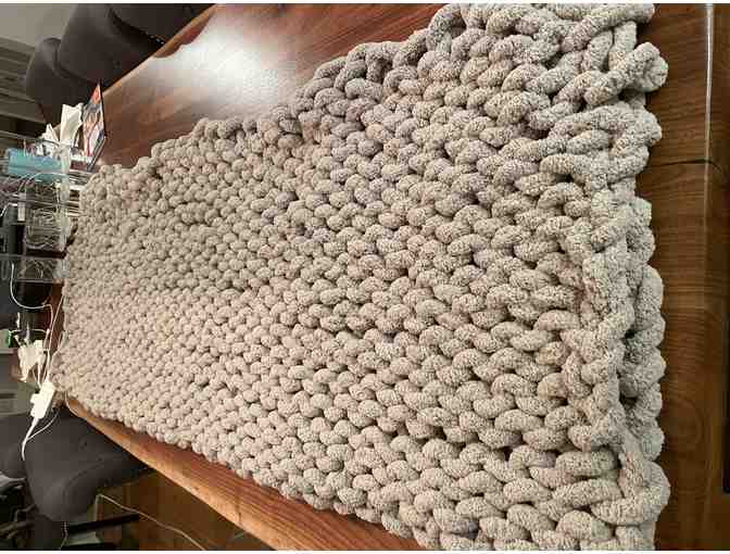 Chunky Knitted Throw