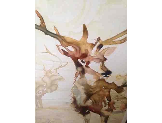 Pair of Prints Titled: Fawn Observation One and Two