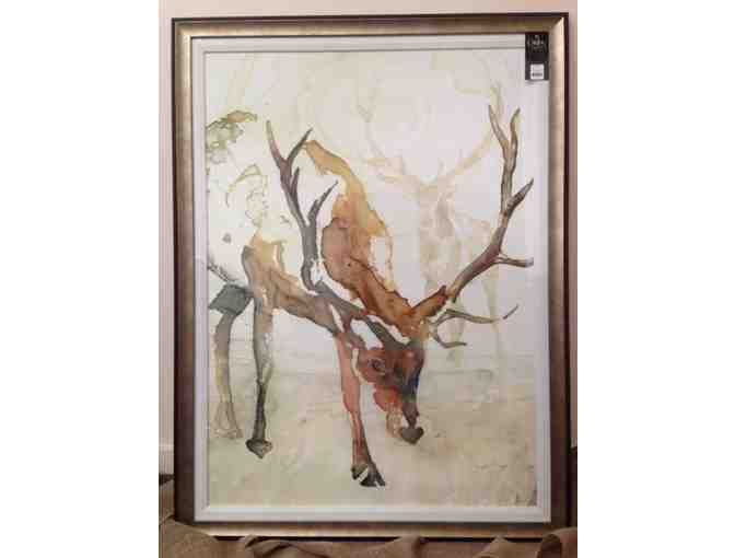 Pair of Prints Titled: Fawn Observation One and Two