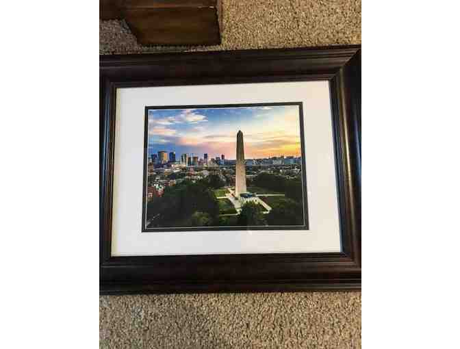 Framed Photograph of Bunker Hill Monument (Boston, MA) by Covell Photography