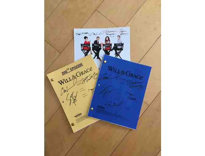 Will & Grace -- 4 Tickets to a taping, signed scripts, photo and t-shirt!