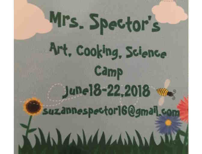 Mrs. Spector's Art and Cooking Camp - One Week of Camp