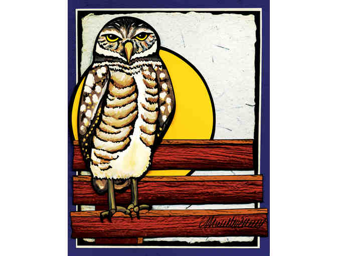Burrowing Owl 8x10 Giclee Print - Photo 1
