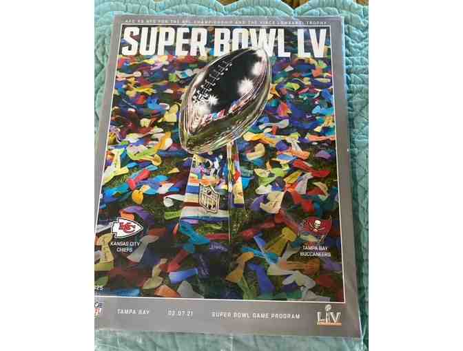 Official Super Bowl LV Game Program and Authorized Cap