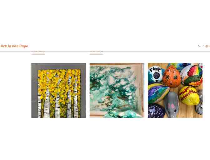 Art in the Cape : Free Painting lesson and set of 4 Coasters